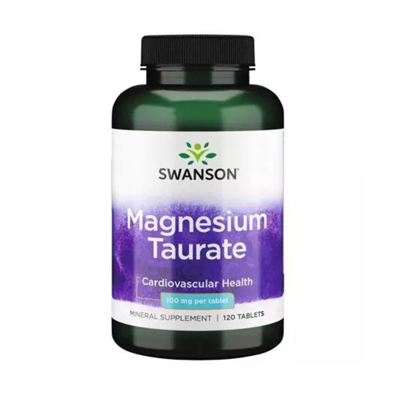 Magnesium Taurate 100mg 120 tablets - Swanson - Supplement - Eco Natural Products