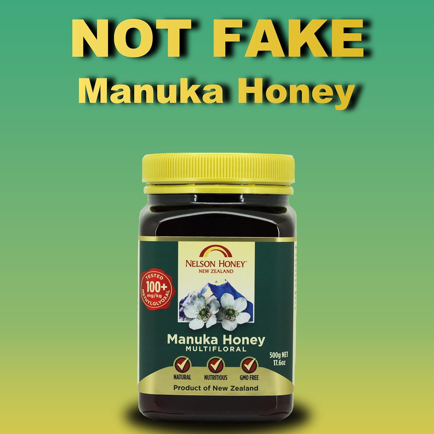 Manuka Honey 100+MG 500g - Nelson Honey - Honey - Eco Natural Products