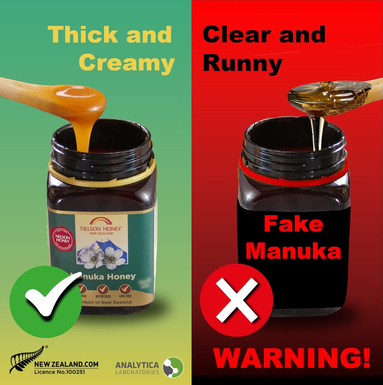 Manuka Honey 100+MG 500g - Eco Natural Products - Nelson Honey - Honey