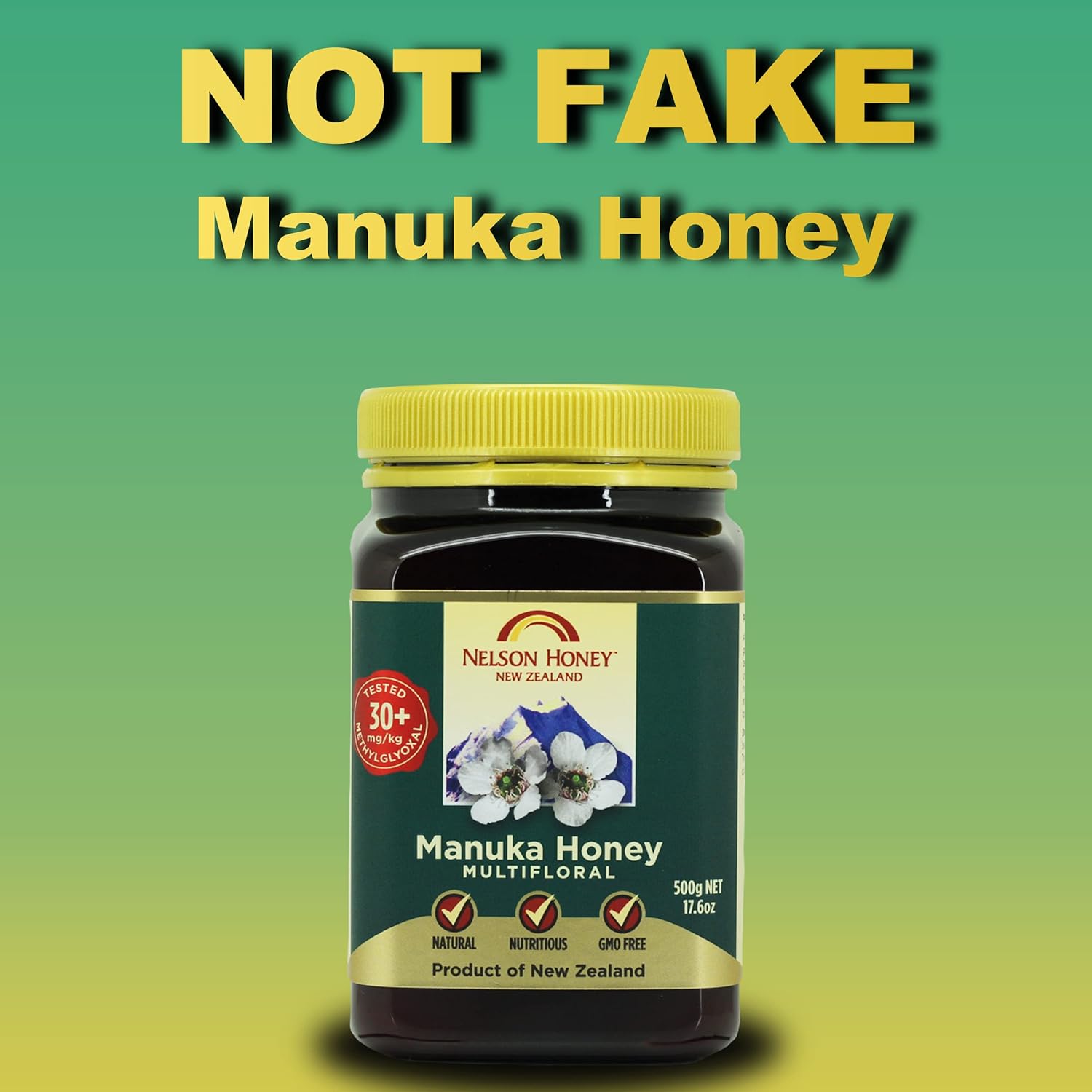 Manuka Honey 30+ 500g - Nelson Honey - Honey - Eco Natural Products