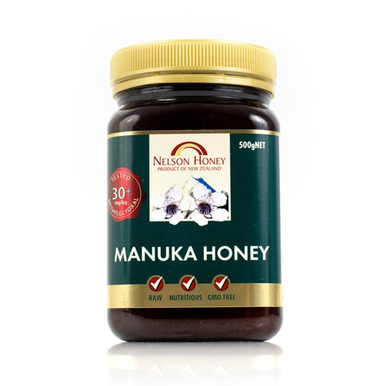 Manuka Honey 30+ 500g - Eco Natural Products - Nelson Honey - Honey