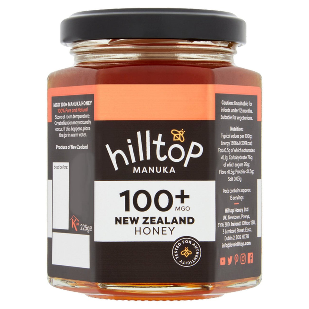 Manuka Honey MGO 100+ - Hilltop - Honey - Eco Natural Products