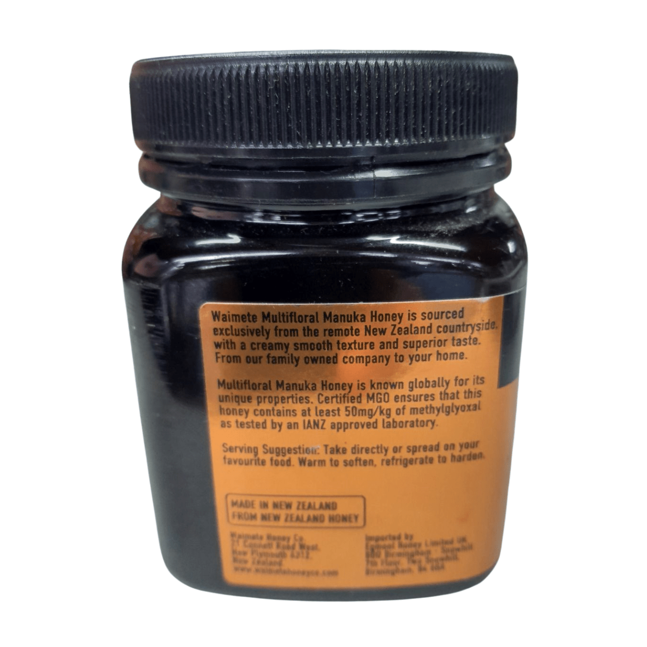 Manuka Honey MGO 100+ Multifloral 250g - Waimete Honey - Honey - Waimete Honey