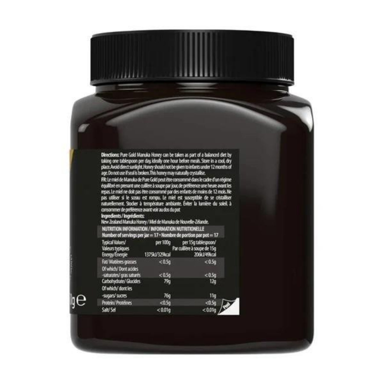 Manuka Honey Premium Select 300MGO 250g BBE 14.04.2026 - Pure Gold - Pure Gold