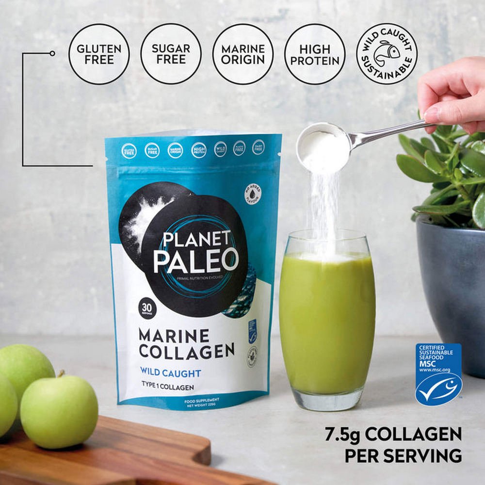 Marine Collagen Powder 225g - Planet Paleo - Food Supplement - Eco Natural Products