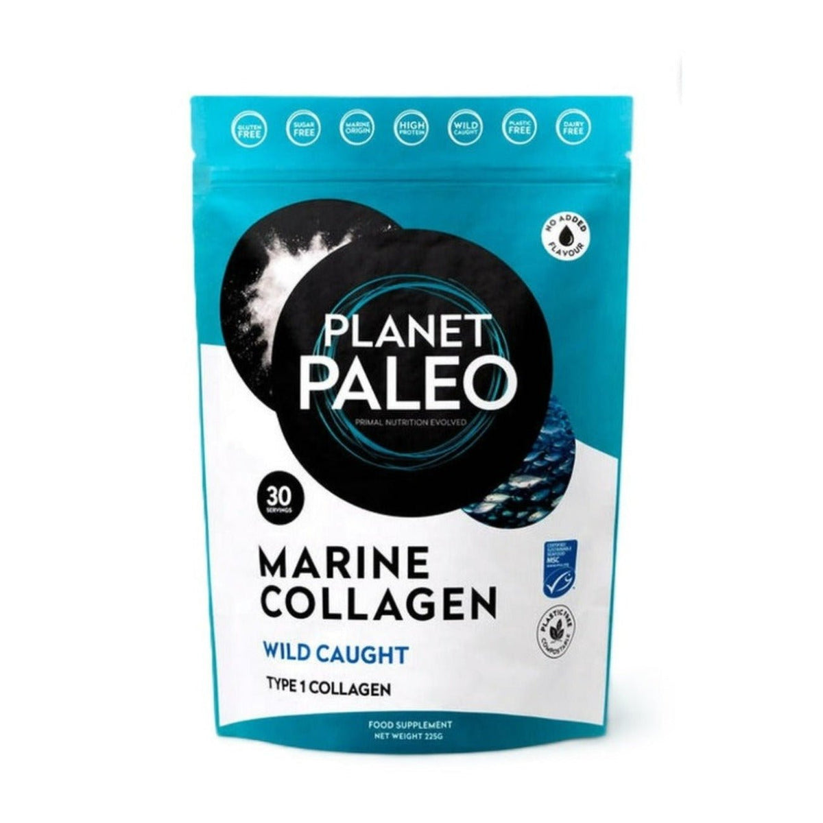 Marine Collagen Powder 225g - Planet Paleo - Food Supplement - Eco Natural Products