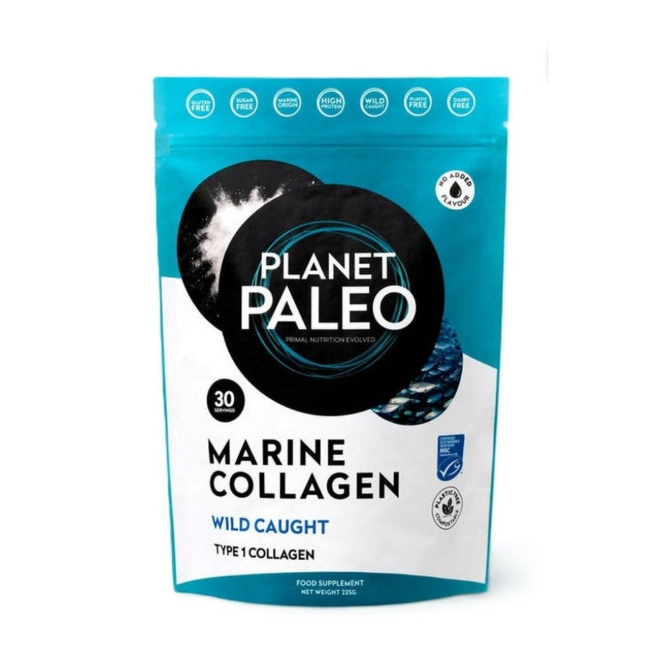 Marine Collagen Powder 225g - Planet Paleo - Food Supplement - Eco Natural Products