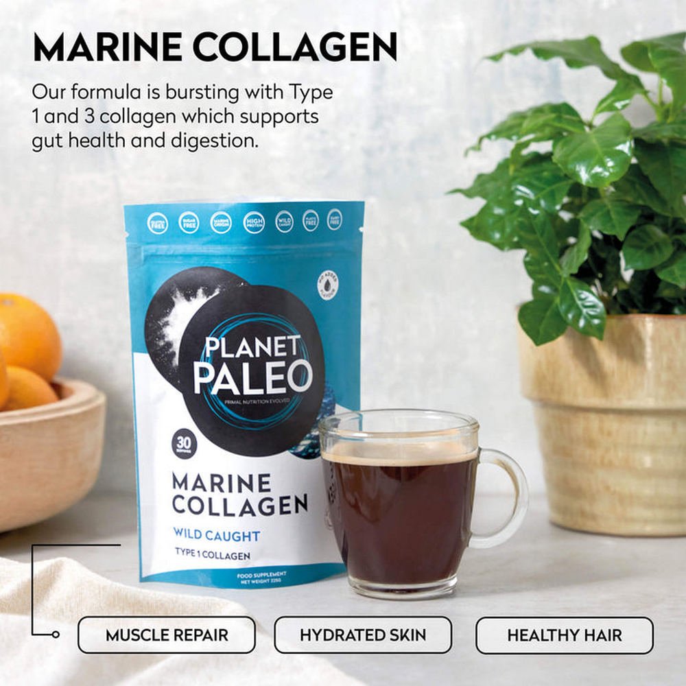 Marine Collagen Powder 225g - Planet Paleo - Food Supplement - Eco Natural Products