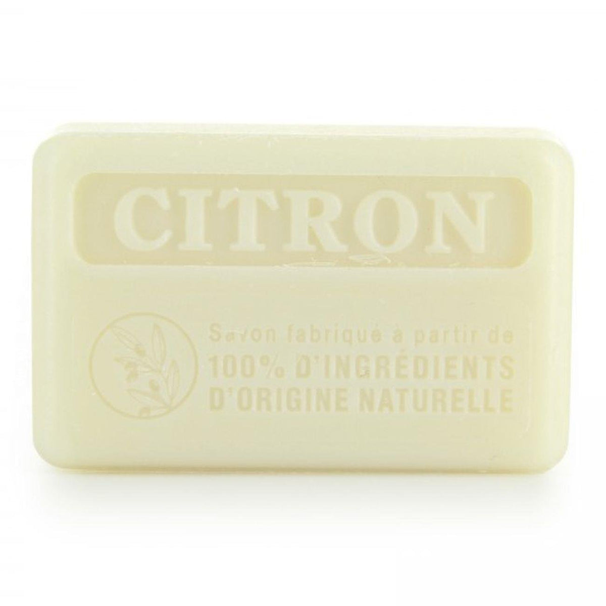 Marseille Soap 100% Natural Citron (Lemon) 125g - FouFour - Savon de Marseille - Bar Soap - Eco Natural Products