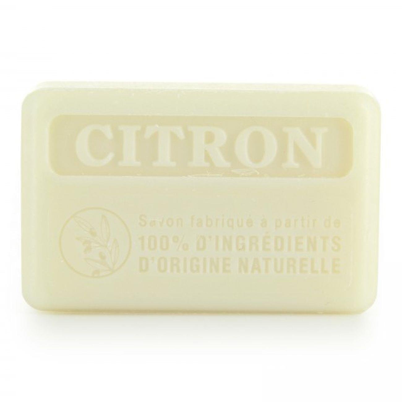 Marseille Soap 100% Natural Citron (Lemon) 125g - FouFour - Savon de Marseille - Bar Soap - Eco Natural Products