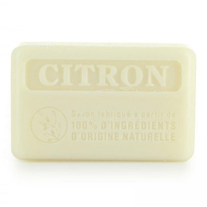 Marseille Soap 100% Natural Citron (Lemon) 125g - FouFour - Savon de Marseille - Bar Soap - Eco Natural Products