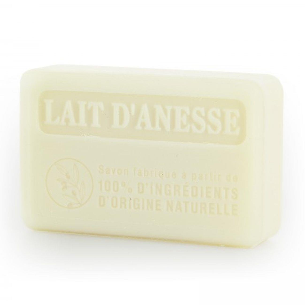 Marseille Soap 100% Natural Lait d'Anesse 5% (Donkey Milk) Fragrance Free 125g - FouFour - Savon de Marseille - Bar Soap - Eco Natural Products