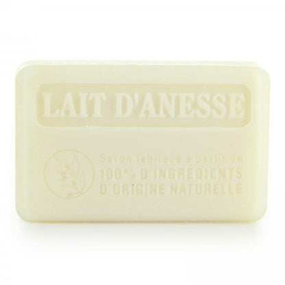 Marseille Soap 100% Natural Lait d'Anesse 5% (Donkey Milk) Fragrance Free 125g - FouFour - Savon de Marseille - Bar Soap - Eco Natural Products