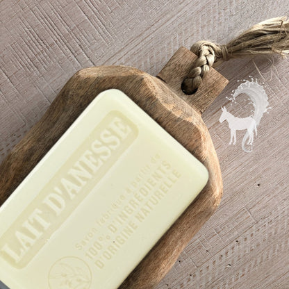 Marseille Soap 100% Natural Lait d'Anesse 5% (Donkey Milk) Fragrance Free 125g - FouFour - Savon de Marseille - Bar Soap - Eco Natural Products