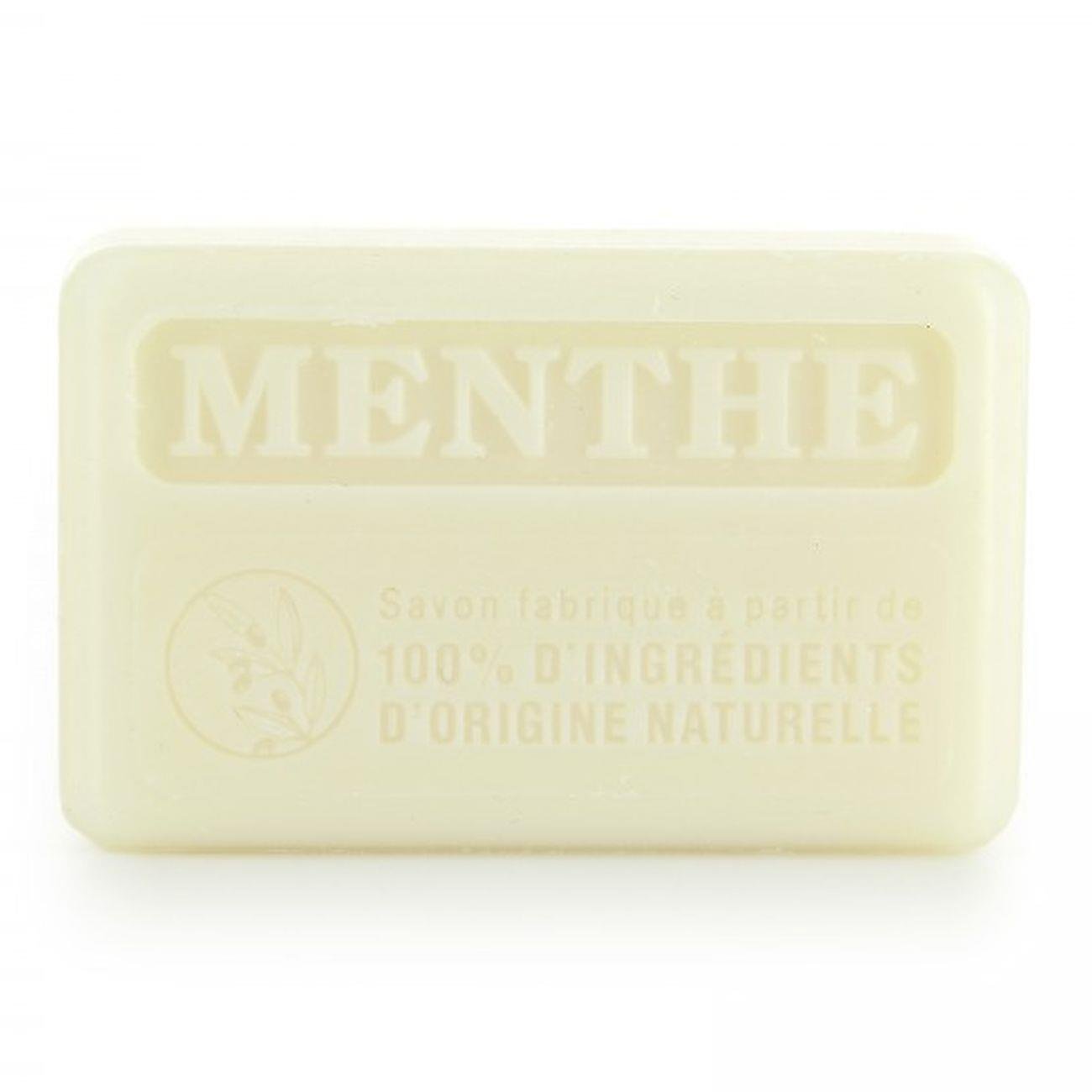 Marseille Soap 100% Natural Menthe Poivree (Peppermint) 125g - Eco Natural Products - FouFour - Savon de Marseille - Bar Soap