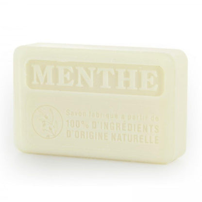 Marseille Soap 100% Natural Menthe Poivree (Peppermint) 125g - FouFour - Savon de Marseille - Bar Soap - Eco Natural Products