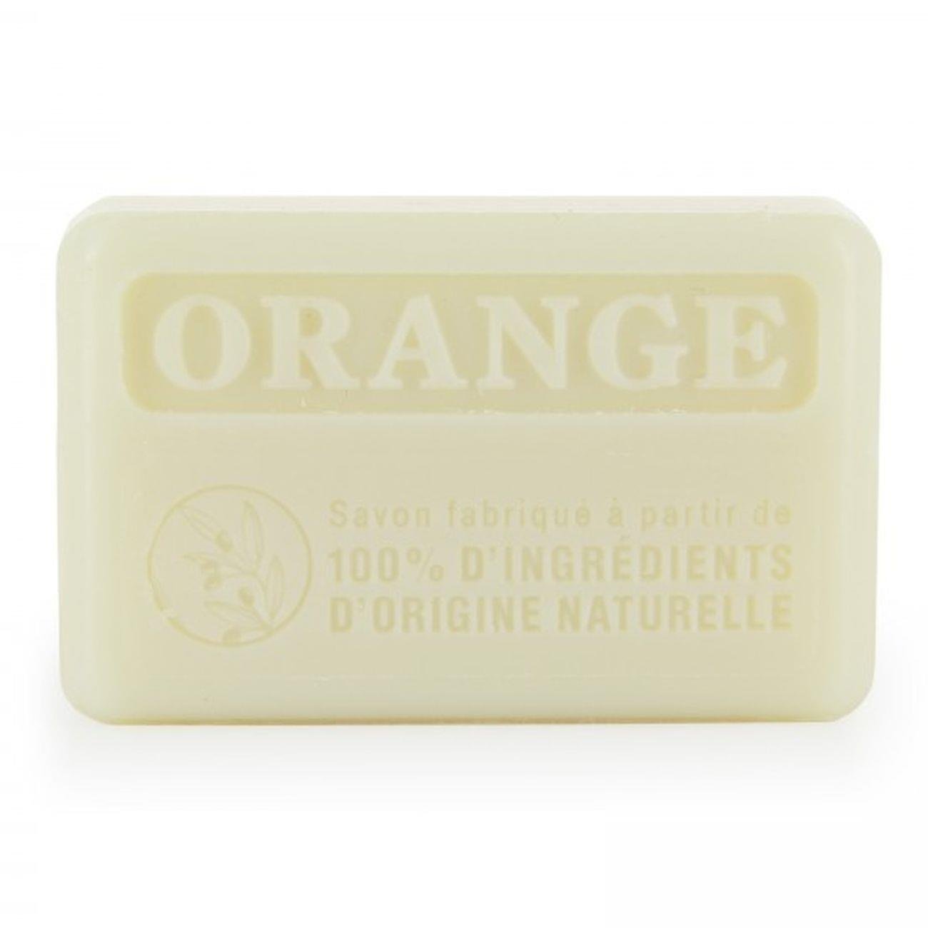 Marseille Soap 100% Natural Orange 125g - FouFour - Savon de Marseille - Bar Soap - Eco Natural Products