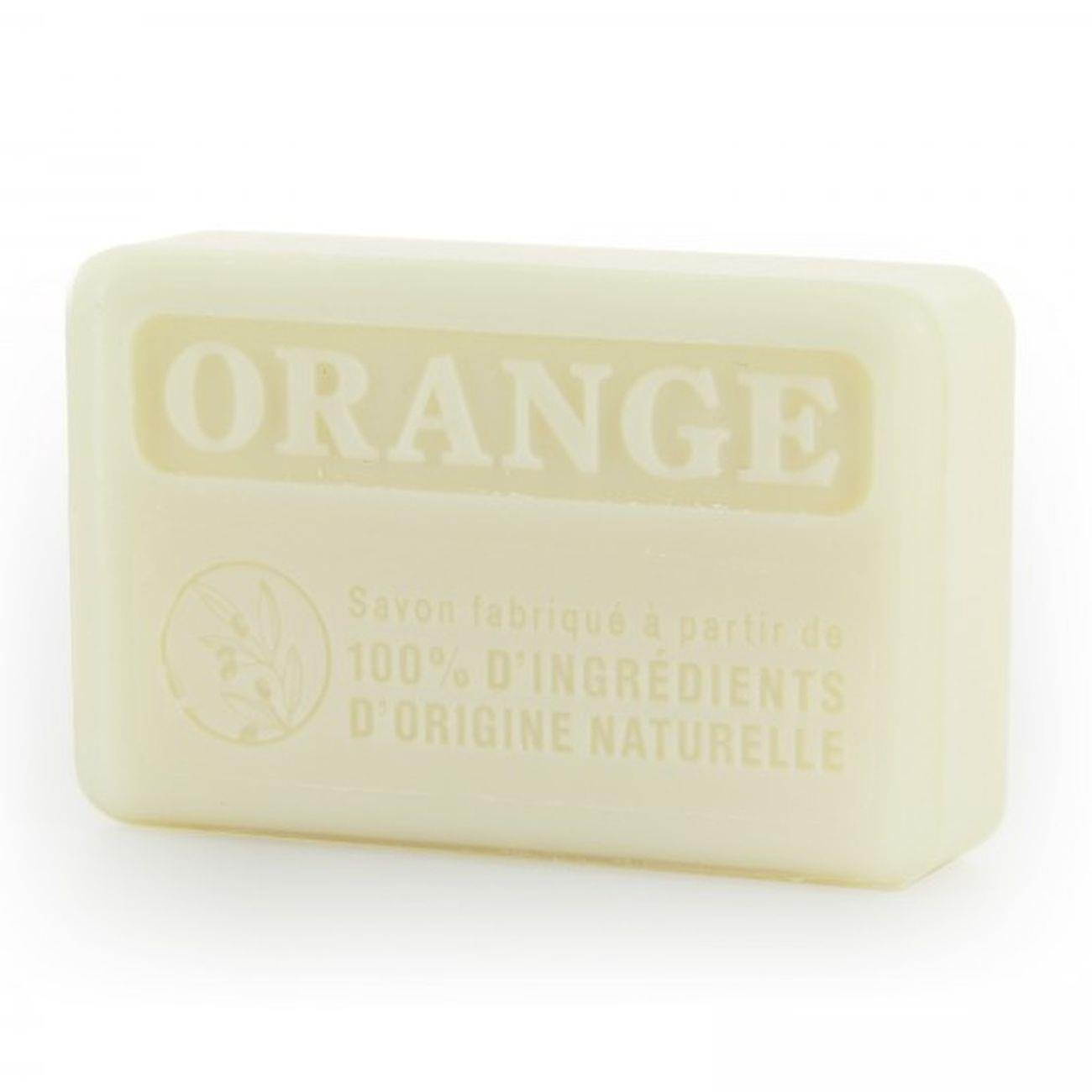 Marseille Soap 100% Natural Orange 125g - FouFour - Savon de Marseille - Bar Soap - Eco Natural Products