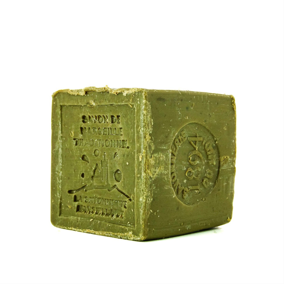 Marseille Soap French Traditional Recipe Verte (Palm Oil Free) 300g - FouFour - Savon de Marseille - Bar Soap - Eco Natural Products