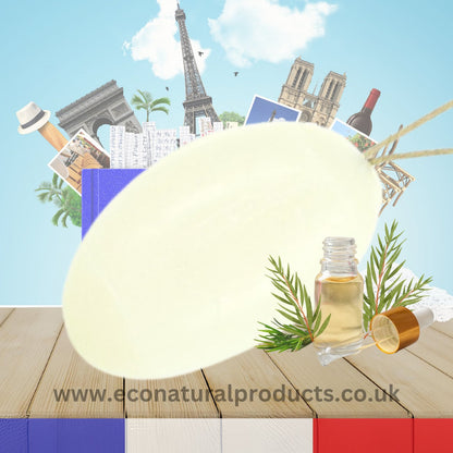 Marseille Soap Galet Tea Tree and White Clay 155g - FouFour - Savon de Marseille - Bar Soap - Eco Natural Products