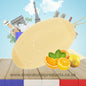 Marseille Soap Galet Yellow Clay and Citrus Essential Oils 155g - FouFour - Savon de Marseille - Bar Soap - Eco Natural Products