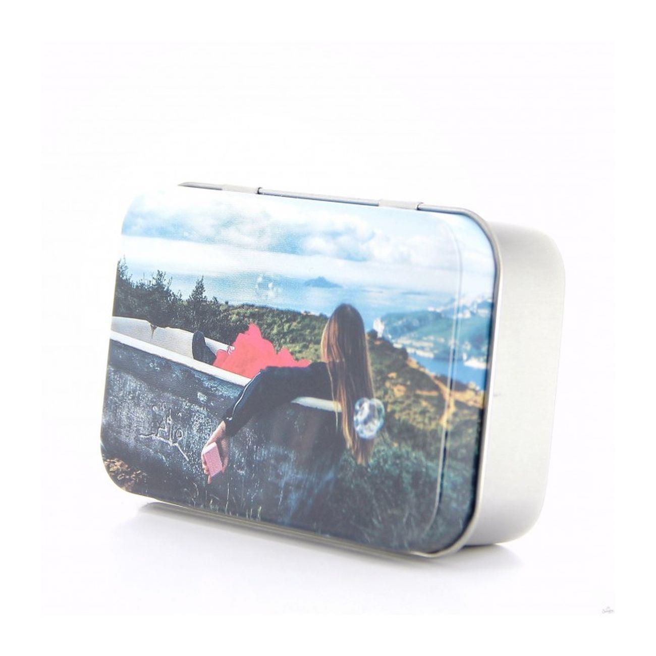 Marseille Soap Travel Metal Tin - Eco Natural Products - FouFour - Savon de Marseille - Travel Tin