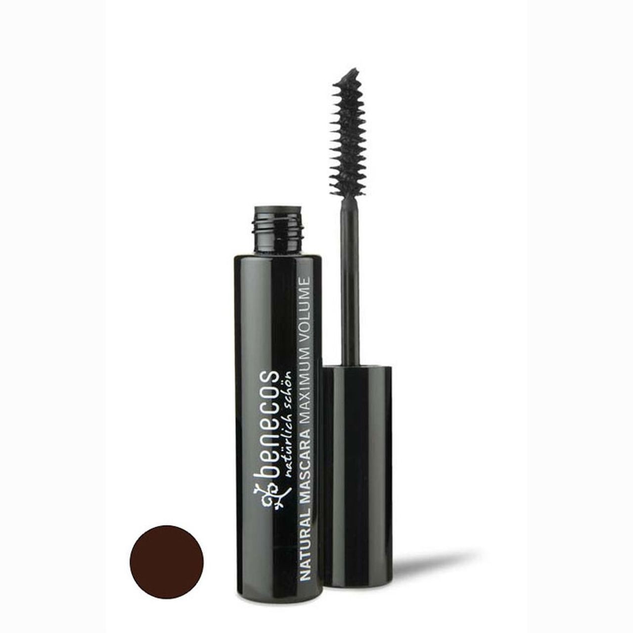 Mascara Maximum Volume Smooth Brown 8ml - Eco Natural Products - Benecos - Mascara