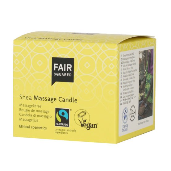Massage Candle Shea Butter 50ml - Fair Squared - Massage Candle - Eco Natural Products