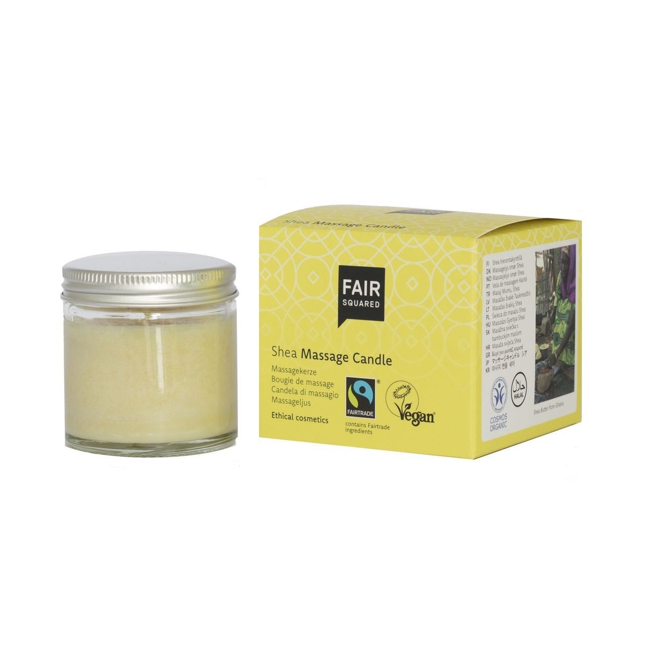 Massage Candle Shea Butter 50ml - Eco Natural Products - Fair Squared - Massage Candle