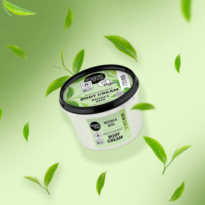 Matcha and Basil Antioxidant Body Cream 250 ml - Organic Shop - Body Cream - Eco Natural Products