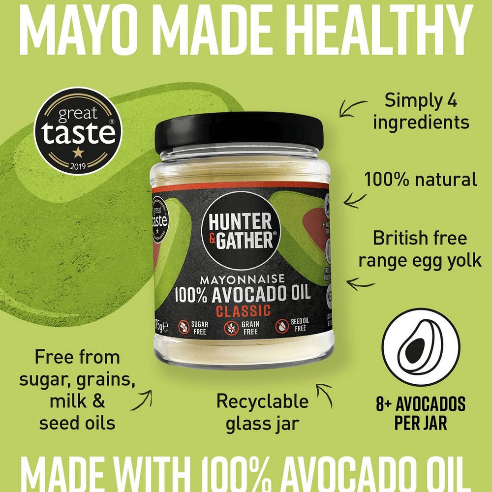 Mayonnaise Avocado Oil 175g - Hunter and Gather - Mayonnaise - Eco Natural Products