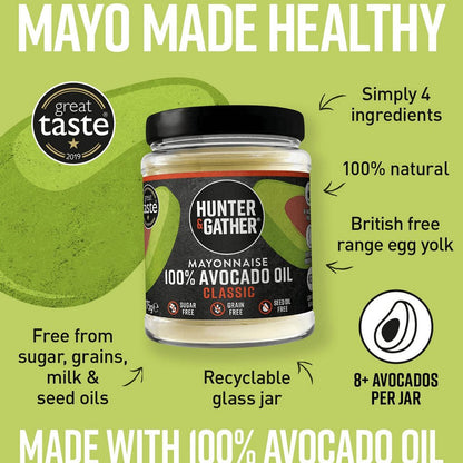 Mayonnaise Avocado Oil 175g - Hunter and Gather - Mayonnaise - Eco Natural Products