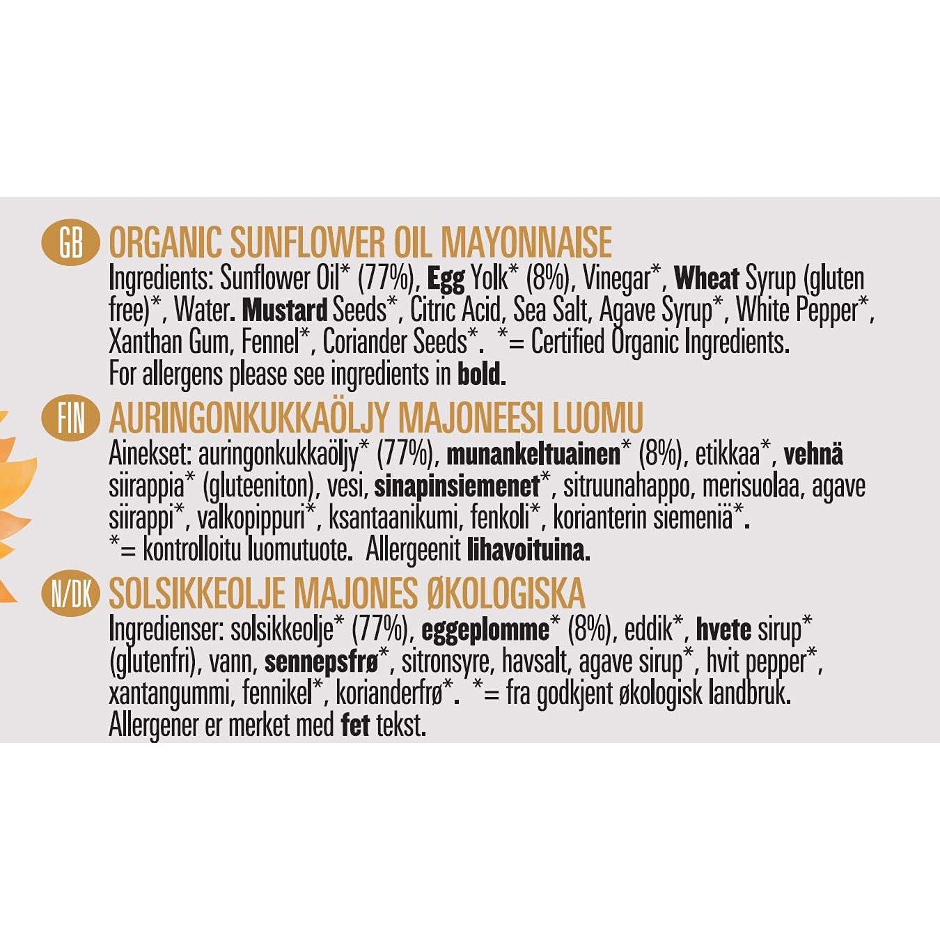 Mayonnaise Organic Free Range 230g - Biona - Mayonnaise - Eco Natural Products