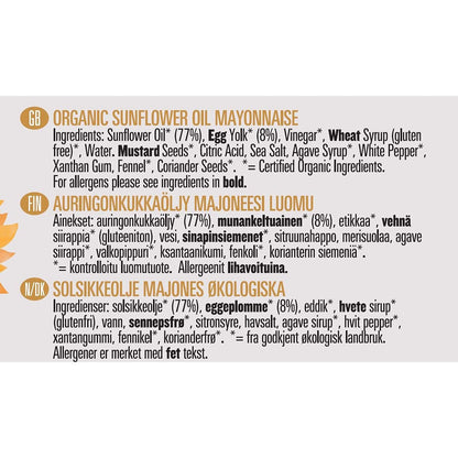 Mayonnaise Organic Free Range 230g - Biona - Mayonnaise - Eco Natural Products