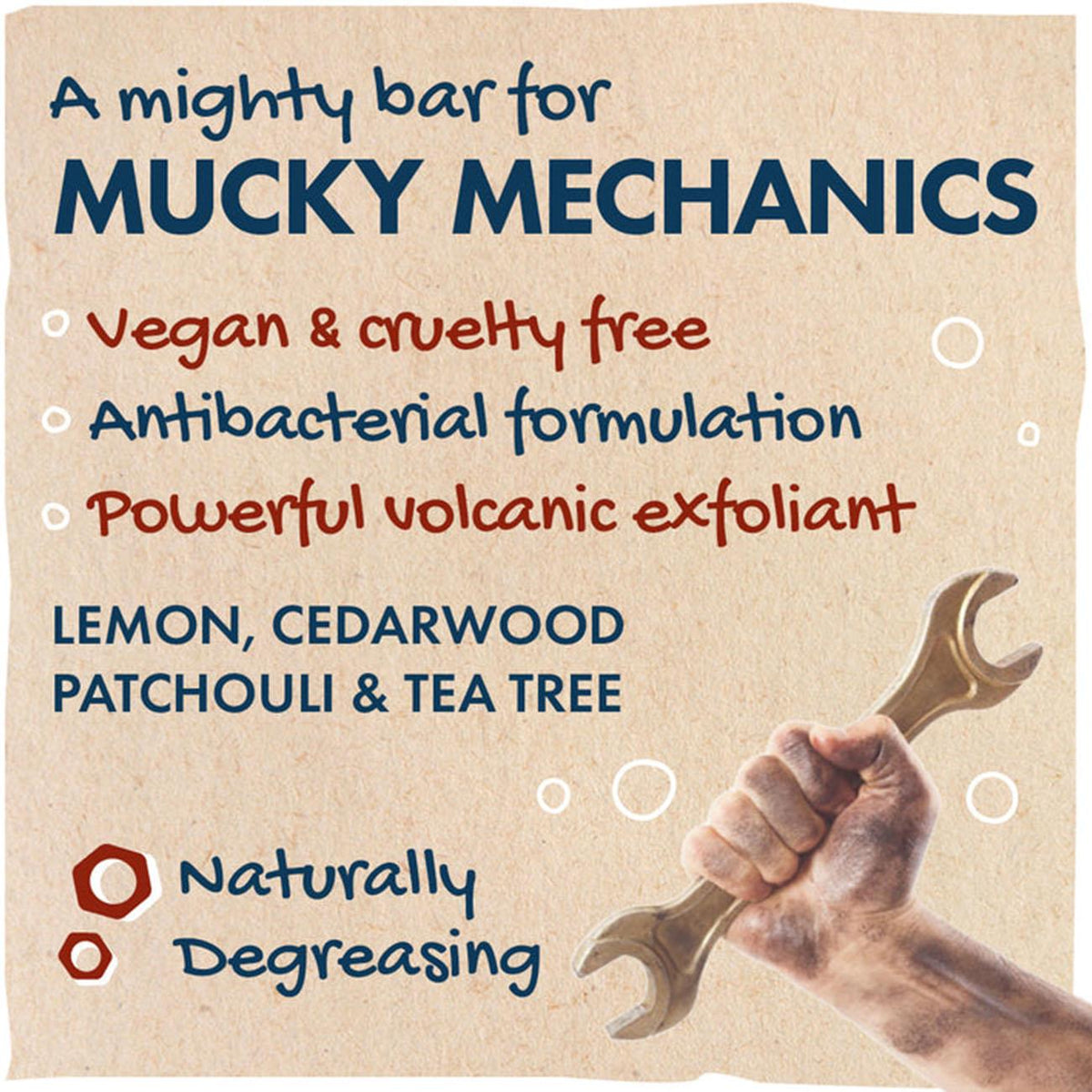 Mechanic's Soap Bar 95g - Friendly Soap - Friendly Soap