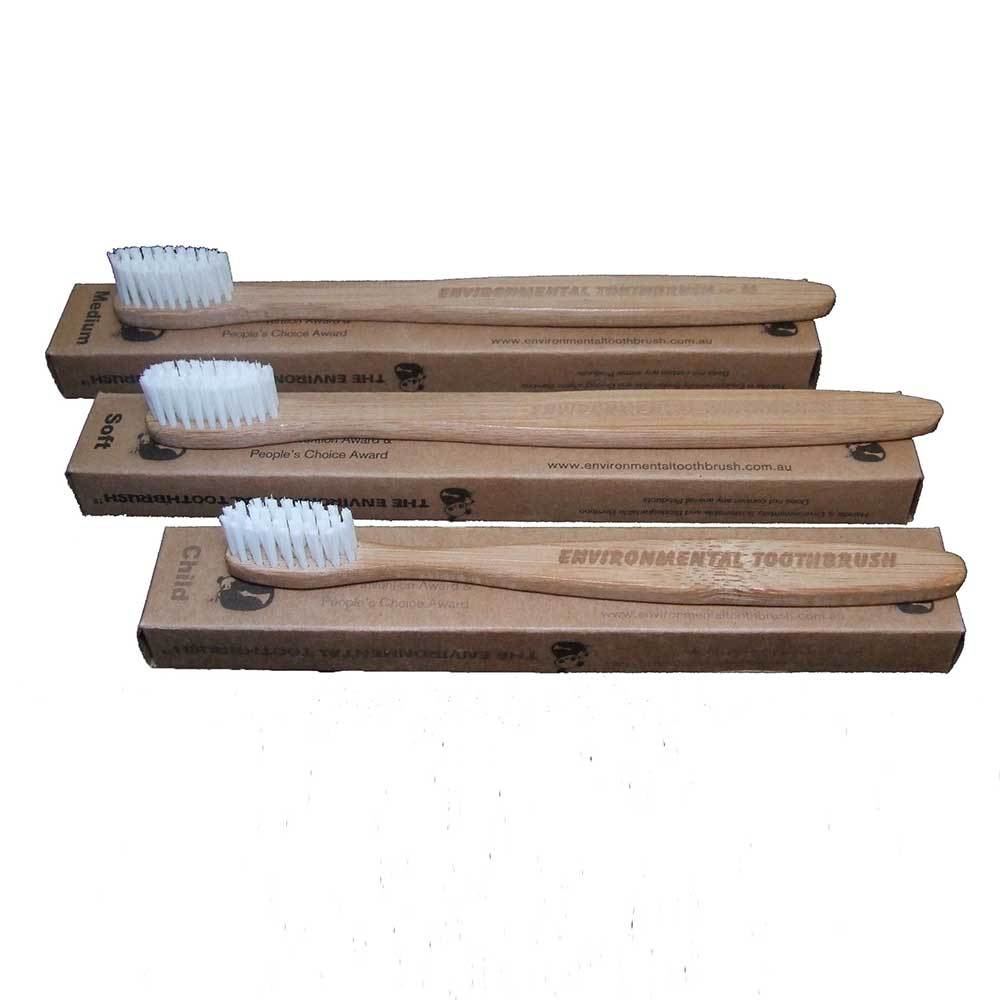 Medium - 1 brush - Eco Natural Products - The Environmental Toothbrush - Toothbrush