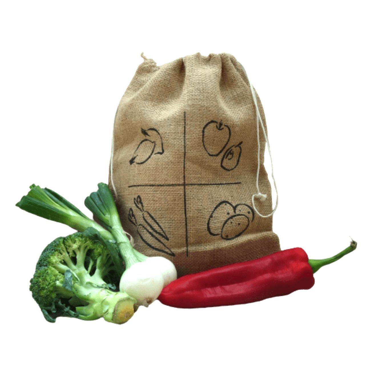 Medium Burlap Bag - Ah! Table! - Storage bag - Eco Natural Products