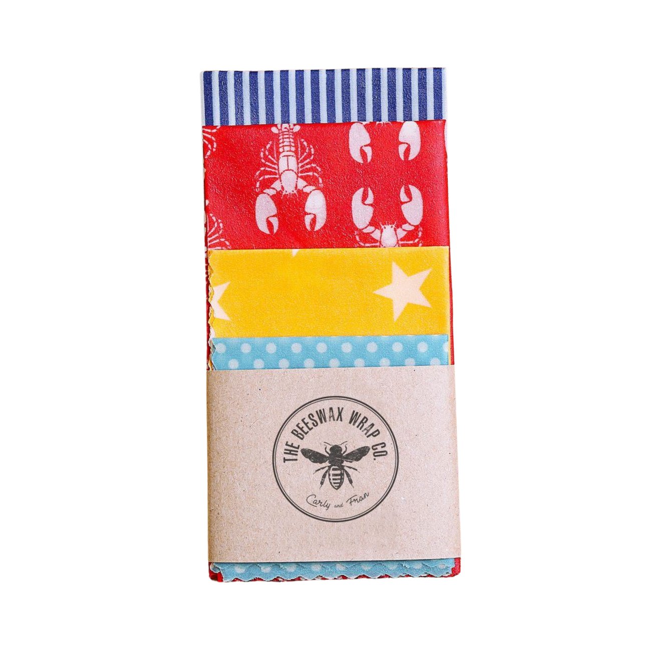 Medium Kitchen Pack - Eco Natural Products - The Beeswax Wrap Co - Food Wraps