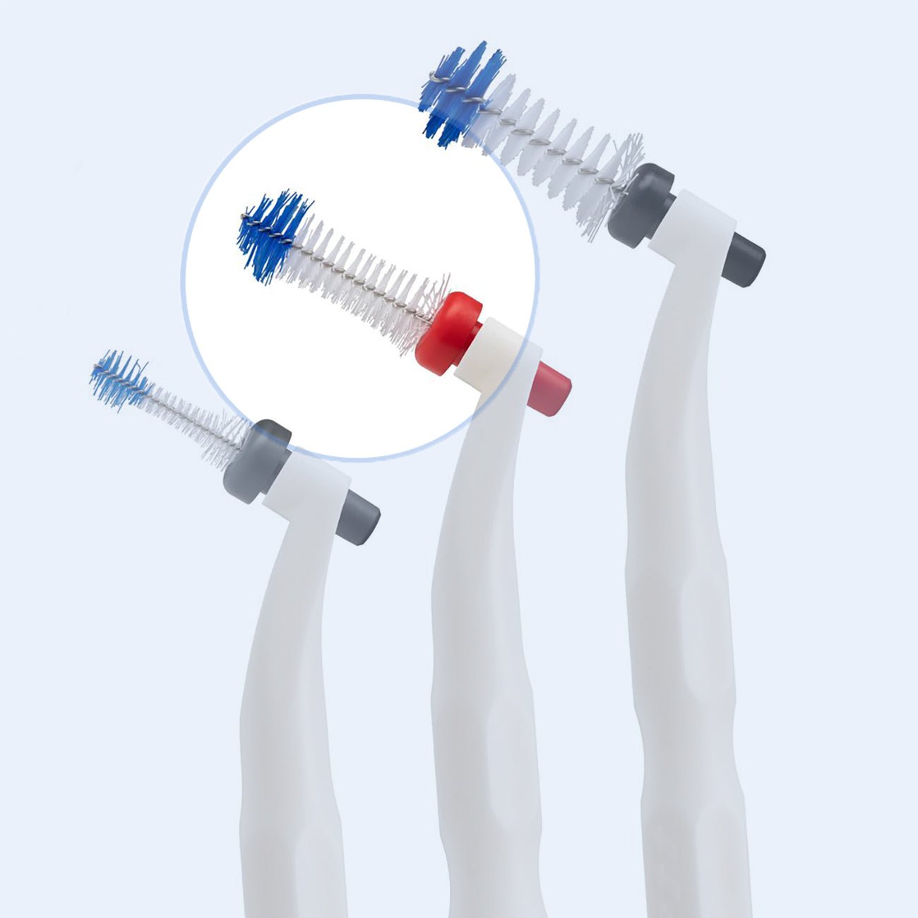 Medium Red Interdental Refill Brushes - Yaweco - Interdental refill brushes - Eco Natural Products