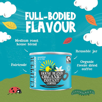 Medium Roast Arabica Coffee 500g - Clipper - Instant Coffee - Eco Natural Products