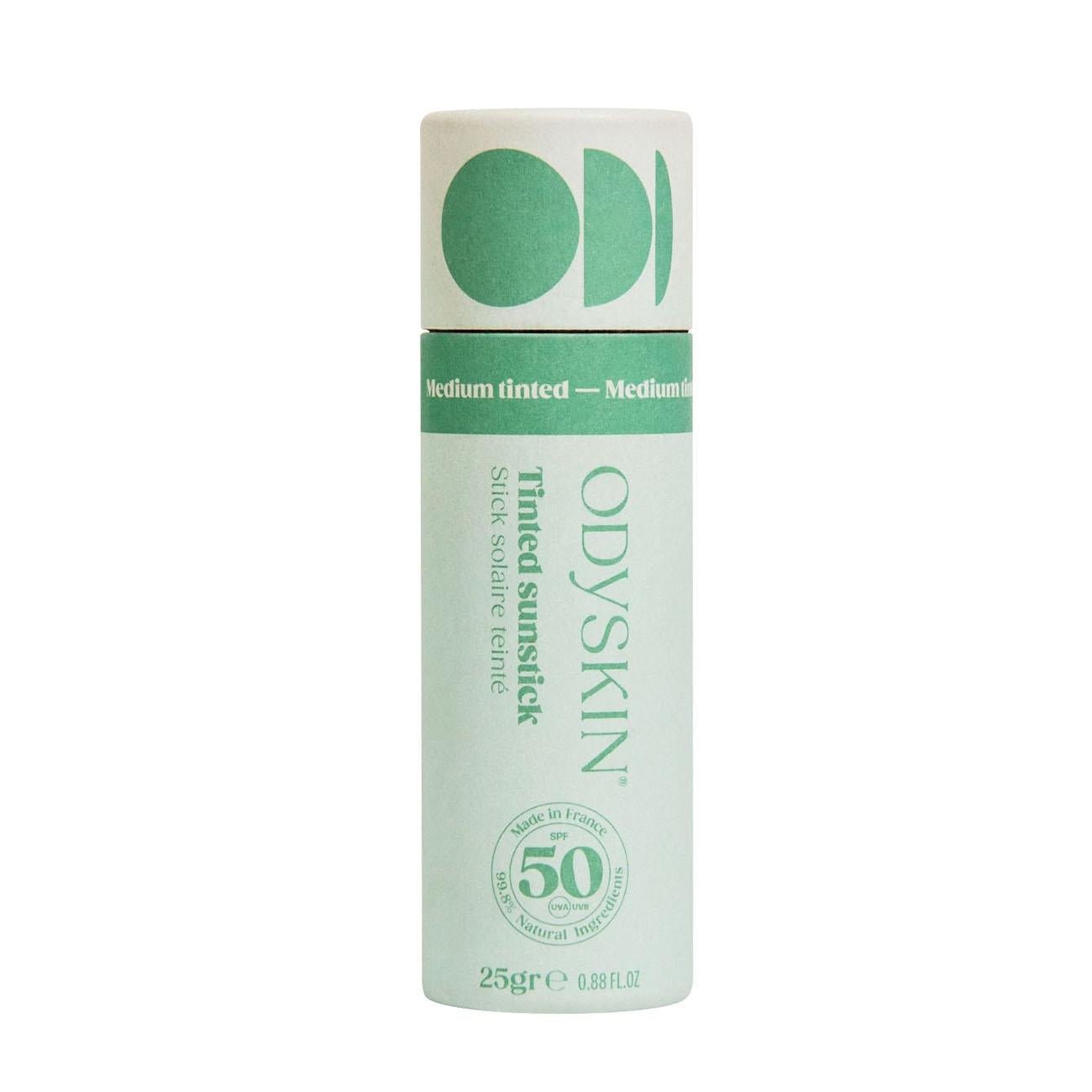 Odyskin SPF50+ Medium Tinted mineral sunstick for face and body