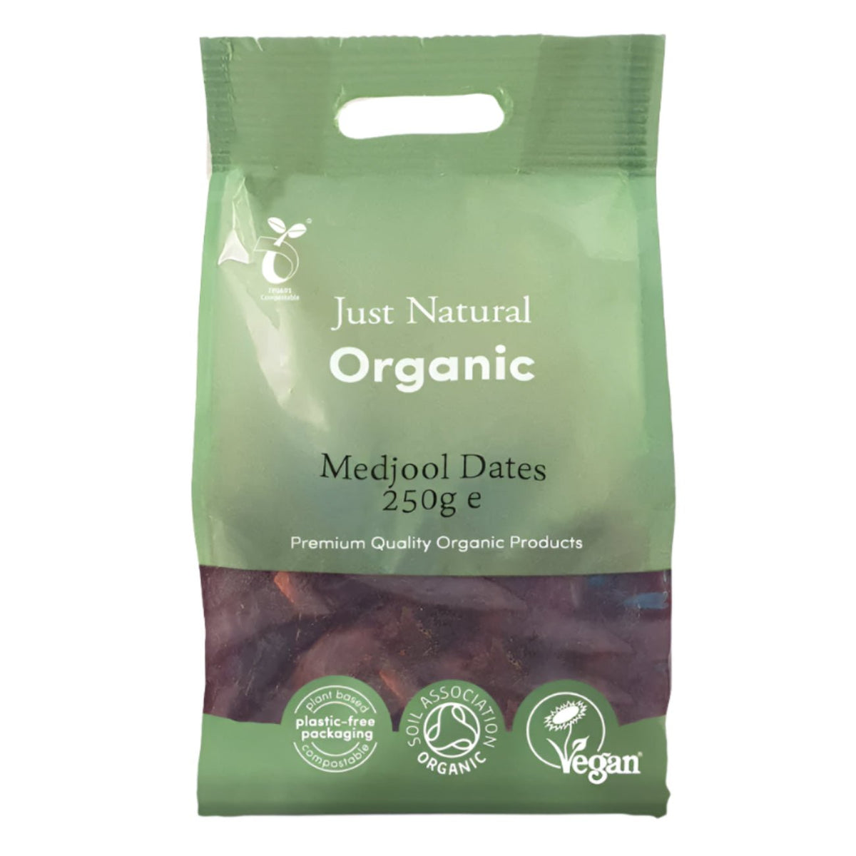 Medjool Dates 250g BBE 21.03.2025 - Just Natural Organic - Dried Fruits - Just Natural Organic