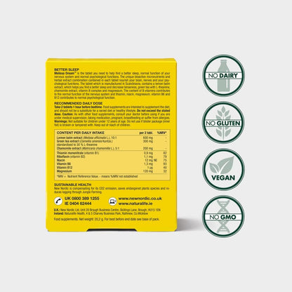 Melissa Dream 20 Tablets - New Nordic - Botanical & Food Supplements - Eco Natural Products