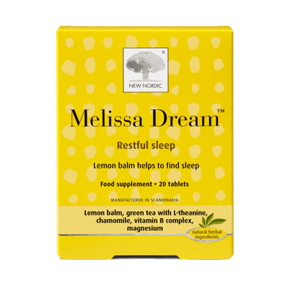 Melissa Dream 20 Tablets - New Nordic - Botanical & Food Supplements - Eco Natural Products