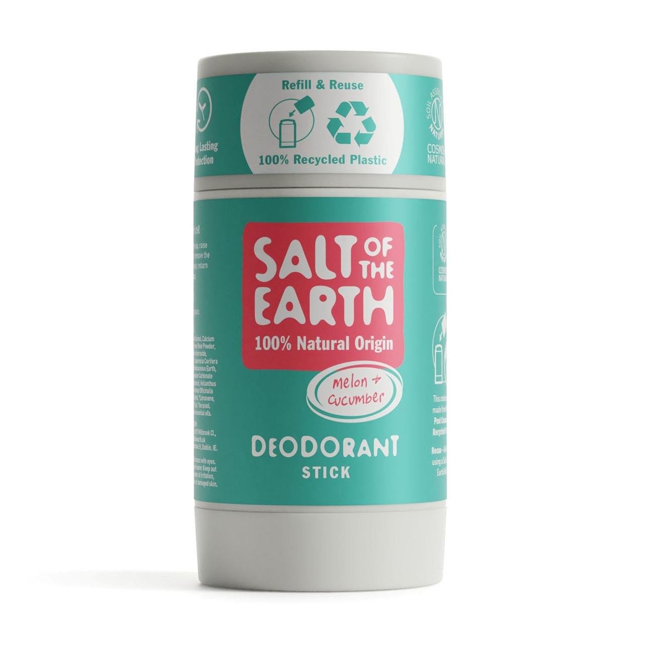 Melon & Cucumber Deodorant Stick 84g - Salt Of the Earth - Deodorant - Eco Natural Products
