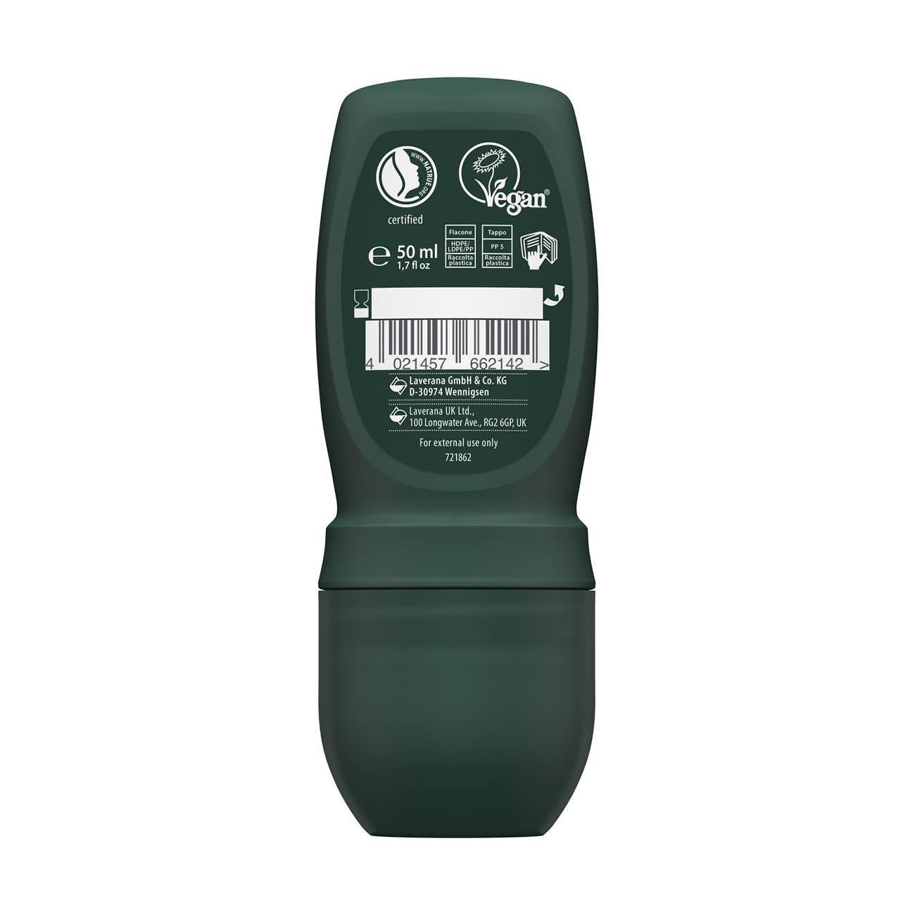 Lavera Men Sensitiv 24H Deodorant Roll On New 50ml back view