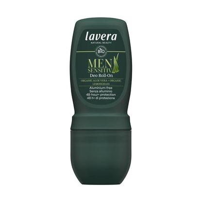 Lavera Men Sensitiv 24H Deodorant Roll On New 50ml front view