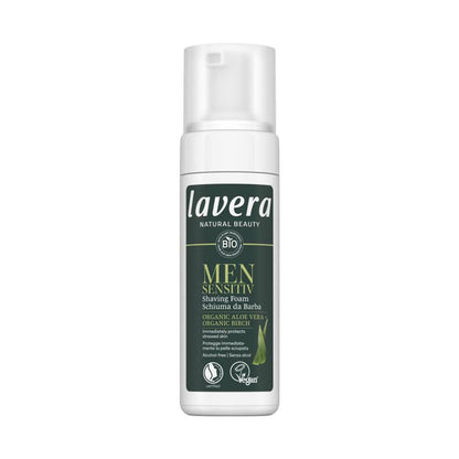 Lavera Men Sensitiv Gentle Shaving Foam 150ml bottle front view