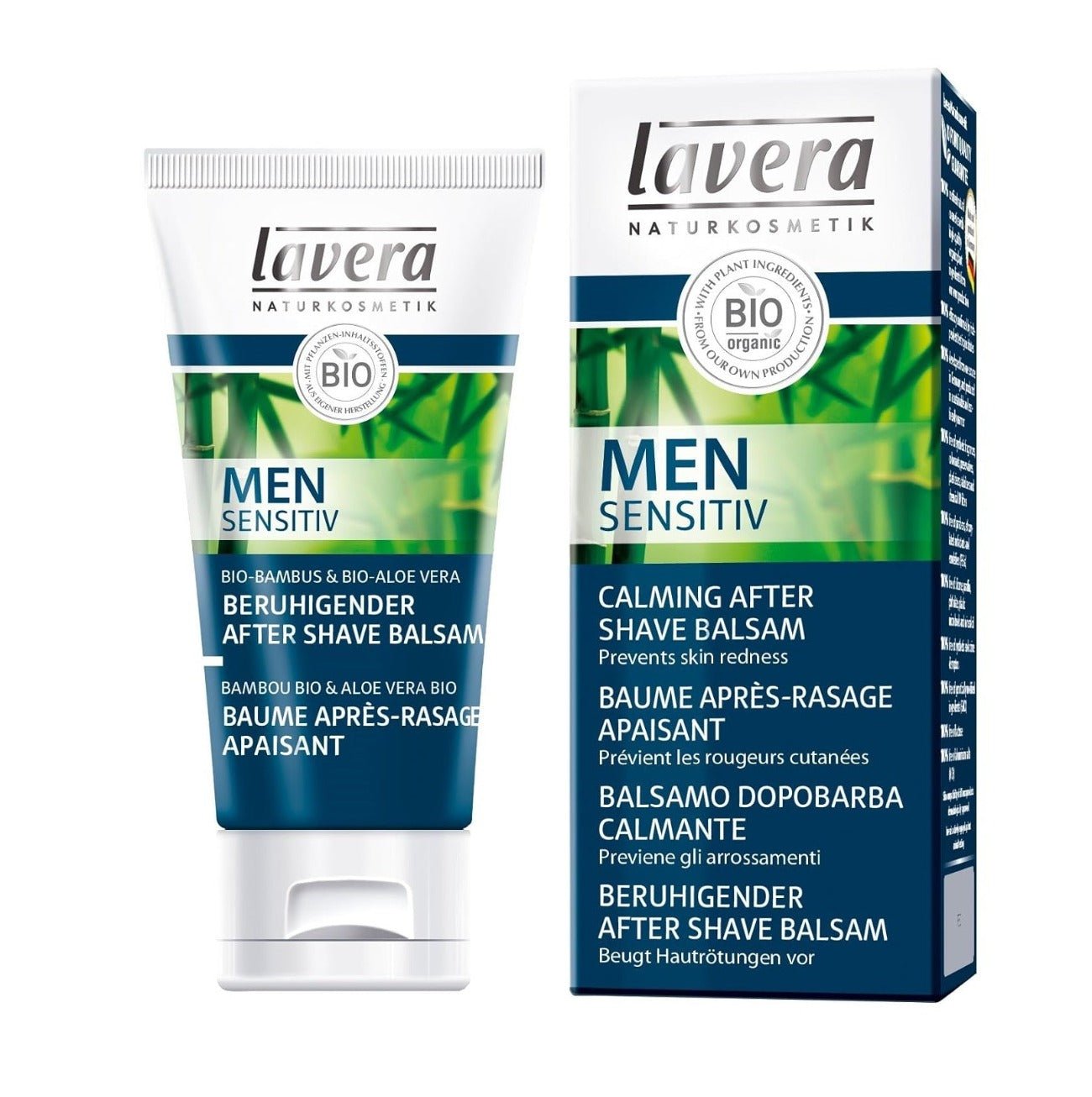 Men Sensitive Calming After Shave Balm 50ml - Eco Natural Products - Lavera - After Shave Balm