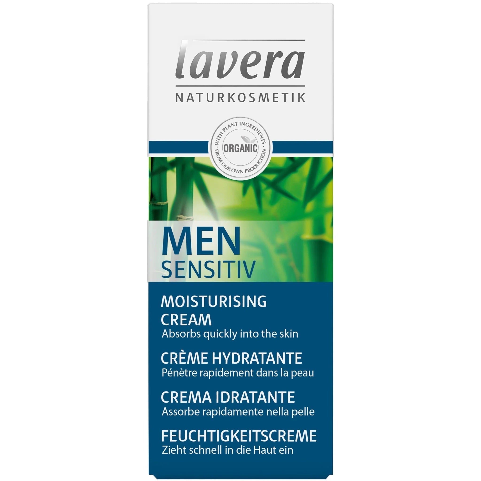 Men Sensitive Moisturising Cream 30ml - Eco Natural Products - Lavera - Moisturising Cream